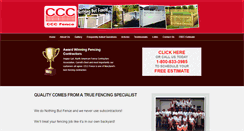 Desktop Screenshot of cccfence.com